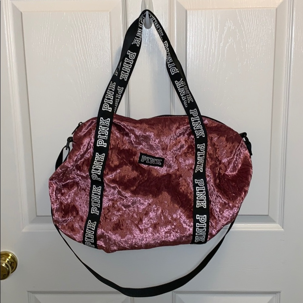 Victoria’s Secret Velour Small Travel Bag